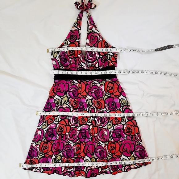 ● Seecklless | Floral Print hatler Dress - Picture 9 of 11